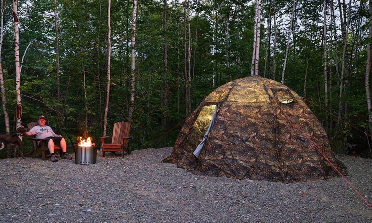 Lincoln RV Rental | Dome 3: Camp in the woods. Foliage/Wildlife/ATV/Fish/Hunt