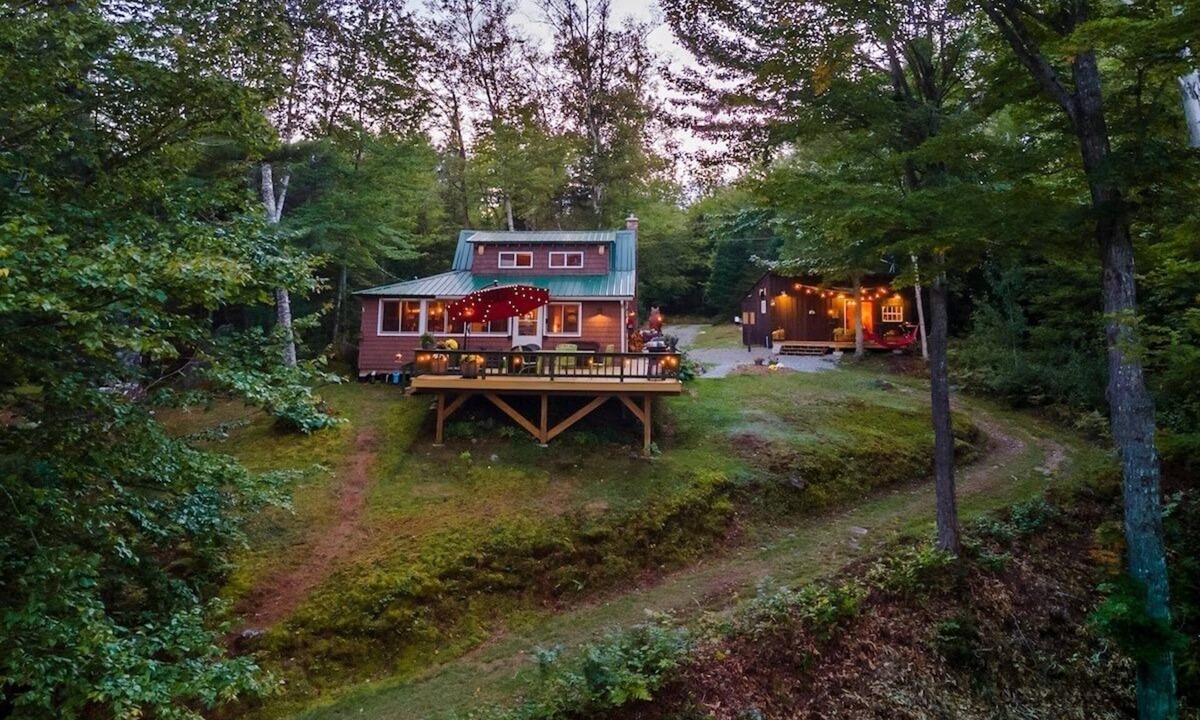 Weld Cabin | Maine Lake House: All Inclusive Lakefront Getaway