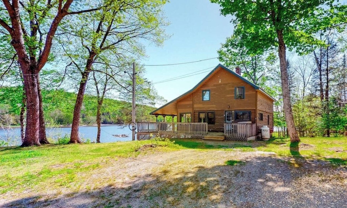 Sebec Cabin | Wonderful Lakefront Gem W/Free WiFi, Dock, Private Beach, Kayaks, Canoe & More