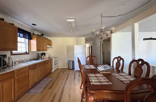 West Enfield House | 4BR, Direct Trail Access, River, Game Room & Fenced Yard, near Katahdin+Acadia