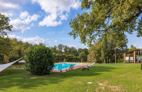 Chiusdino Villa | A beautiful 17th century stone farmhouse with spacious garden and private pool , family friendly
