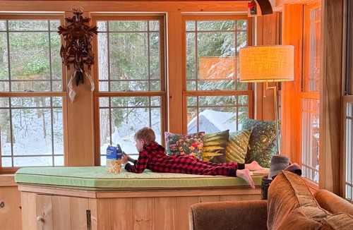 Rumford Center Cottage | Alpine Sanctuary ~ The Great Northern Tea Haus ~ European flair, woodland locale