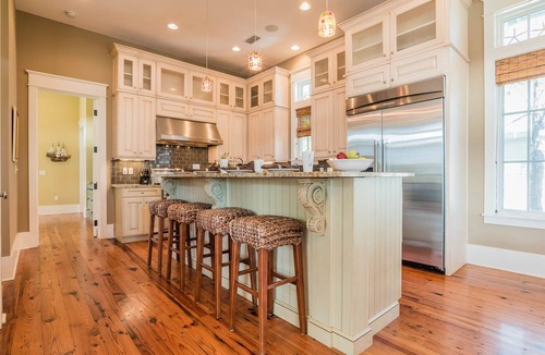 Watercolor House | Beautiful Camp District Retreat with Wraparound Decks and Beach Club Access