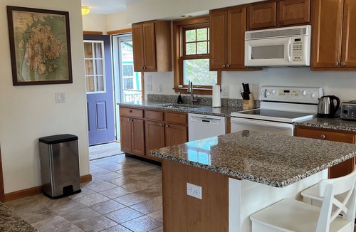 Bernard Cottage | Charming 3-bedroom waterfront cottage in Tremont with spectacular sunsets.