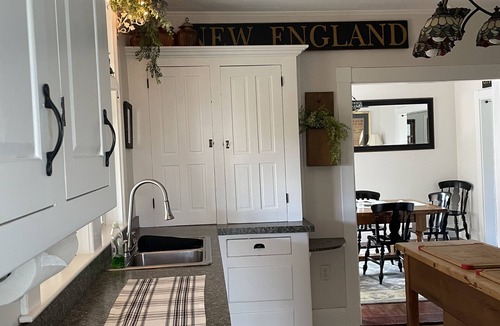 Sherman Station House | Charming, historic, property in Sherman, Maine. PERFECT for fishing and hunting!