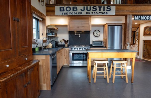 St. Johnsbury Center House | Converted antique barn on Main Street in St. Johnsbury, Vermont