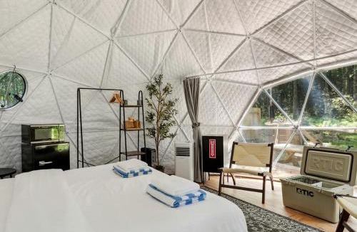 Lincoln House | Cozy Mountain Dome Escape Near Beautiful Lakes and Nature in Lincoln, Maine