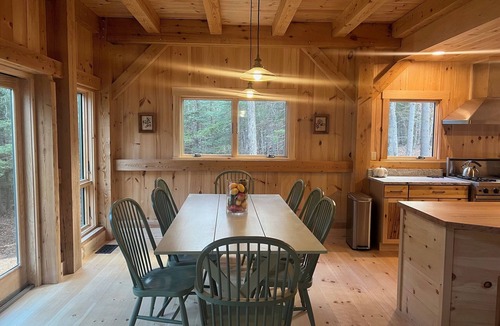 Mount Vernon House | First-year deal! New 4-bedroom post and beam lake house on a semi-private pond.