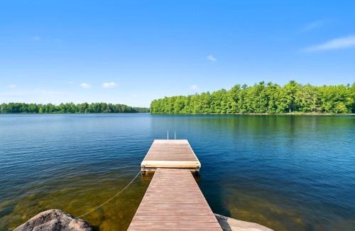 Bowerbank House | Lakefront Retreat with Stone Fireplace & Game Room in Bowerbank, Maine