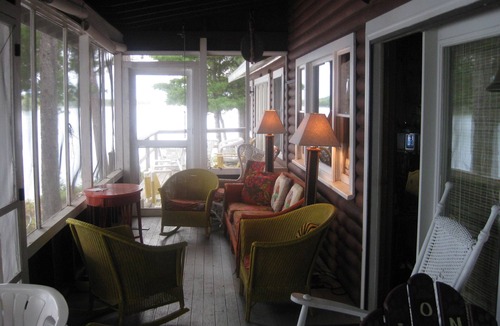Washington County Cabin | Lakeside Log Cabin: Breathtaking Natural Beauty Pocomoonshine Lake Bass fishing