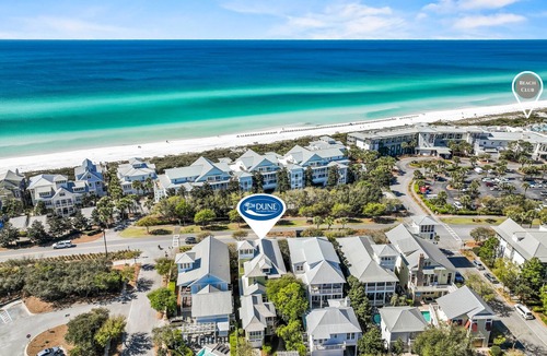 Beach District House | Located right on 30A, '57 Western Lake Drive' is a 6BR/6.5BA Home + Carriage House