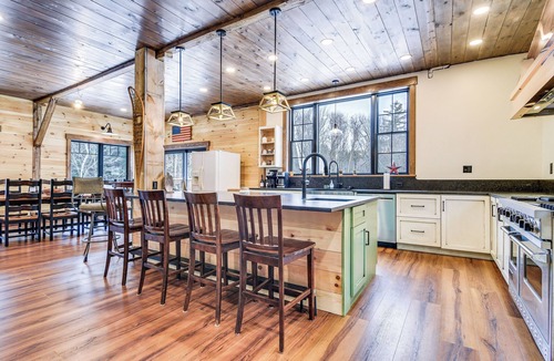 Bryant Pond House | Maine Home w/Hot Tub & Snowmobile Trail Access!