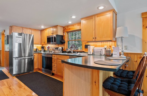 Rangeley Plantation Cabin | MooseHoek | Sandy Beach and Gorgeous Sunsets on Mooselookneguntic Lake