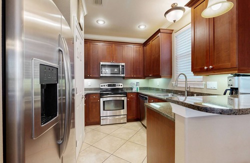 Villages of Crystal Beach House | Nautical home in gated community with pool, hot tub & beach access