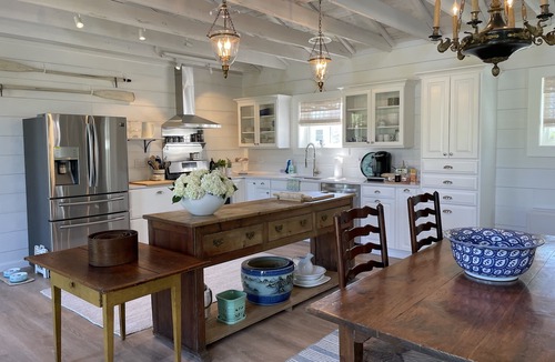 Bayville House | Newly Renovated Carriage House surrounded by water and lush gardens.