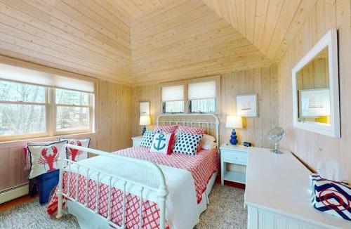Brooklin House | Oceanfront retreat with sunrise views, screened porch, & deck
