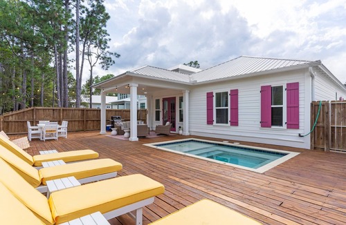 San Juan House | One for All Private Heated Pool, Golf Cart, Sleeps 16 Seagrove Beach