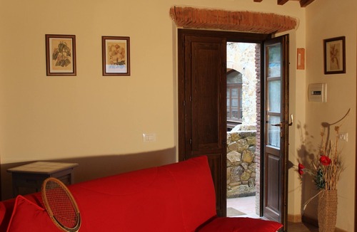 Casalappi Apartment | Panoramic three-room apartment in a charming medieval village with swimming pool, tennis, in the countryside near the sea