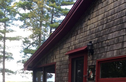 Baileyville Cottage | The Red Roof Cabin on Lake Pocomoonshine