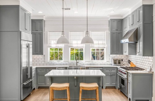 Forest District House | WaterColor 4BR+Bunks, Plunge Pool, Golf Cart, Bikes, Luxury