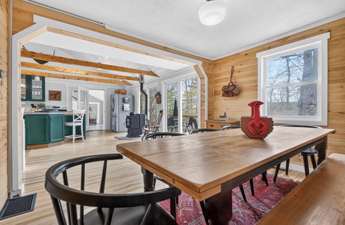 Winthrop House | Wilson Pond Waterfront Camp with Game Room, Kayaks, Grill & Private Dock!