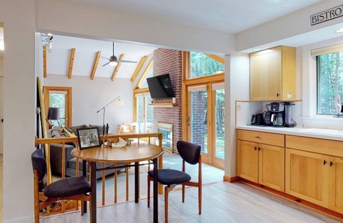 Bath House | Woodland home with screened porch, 2 living rooms - near historic waterfront