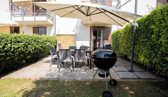 A country holiday house with garden and gym