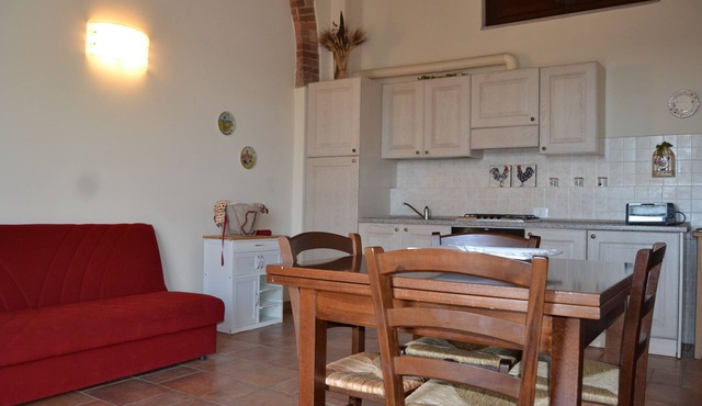 APARTMENT WITH PRIVATE GARDEN IN MEDIEVAL VILLAGE NEAR THE SEA,