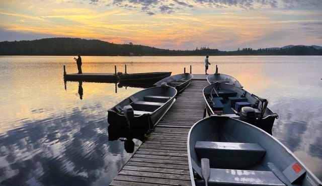 Authentic Maine Sporting Camp Cabin on the Shores of South Branch Lake