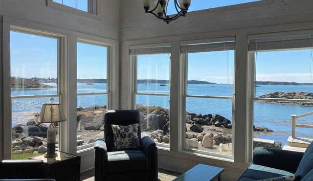 Beautifully Renovated Ocean Front Cottage With Spectacular Views.