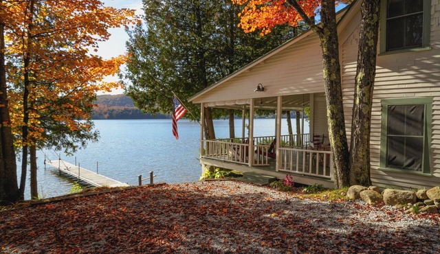 Charming 1-bedroom waterfront cottage in beautiful Morgan VT.