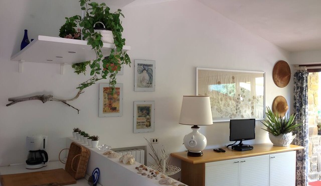 Charming Two-Room Apartment with Mountain View Near the Sea