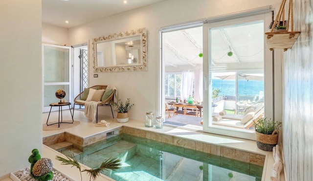 ClickSardinia Villa Tramonto by the beach with path to the sea