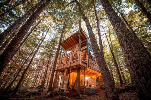 Cozy Treehouse with Sauna in Hardwick, VT