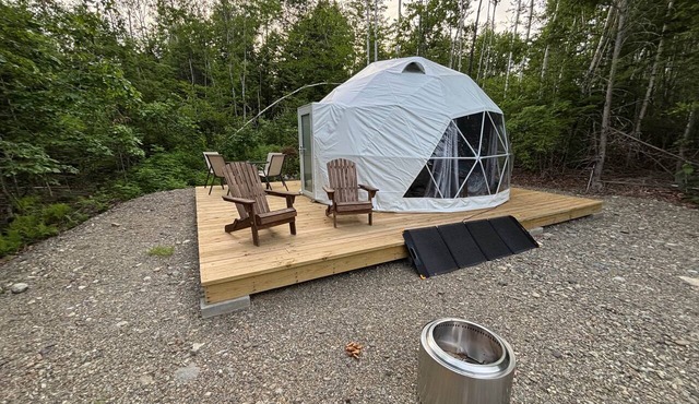 Deluxe Geodesic Dome with Mountain Views