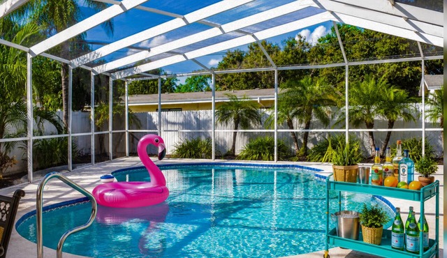 Heated Pool Near Indian Rocks Beach Golf Family-Friendly Sleeps 9