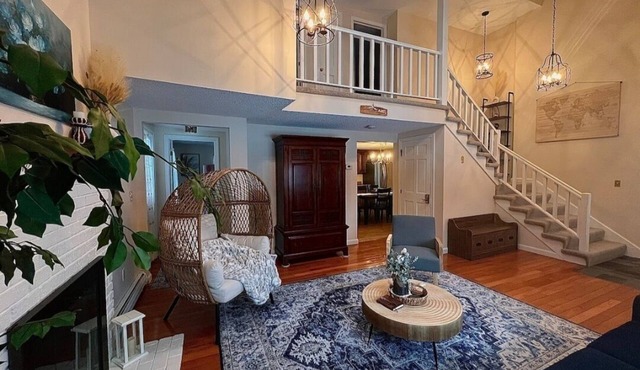Kick back and relax in this calm, stylish in-law suite.
