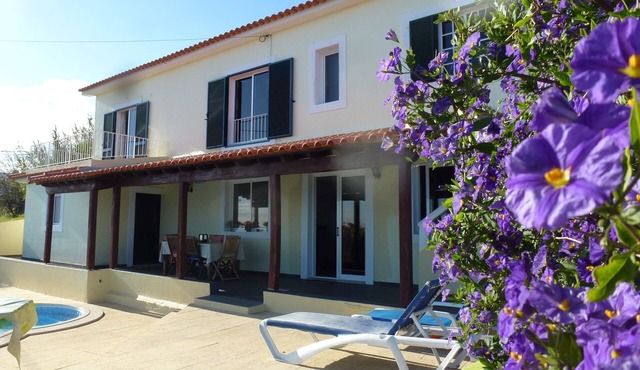 Large Family House With Heated Pool And Panoramic Sea Views