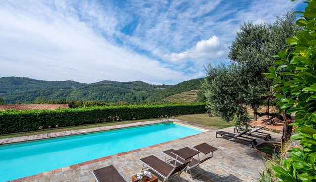 Lovely apartment for 18 guests with pool, WIFI, patio and pets allowed
