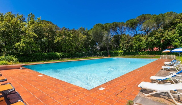 Nice apartment for 7 people with WIFI, pool, TV and patio