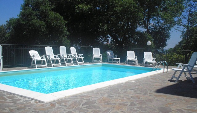 panoramica casa con piscina privata