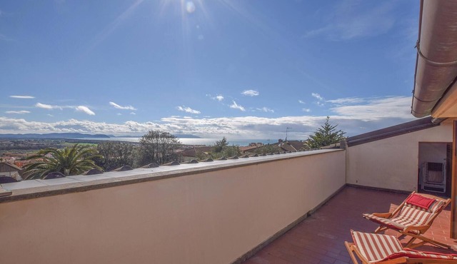 Pet friendly home in San Vincenzo -LI- with house sea view