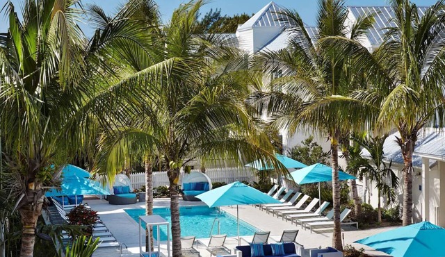 Pool & Garden View 2 Queen Room at Marker Key West Harbor - Pet-friendly!