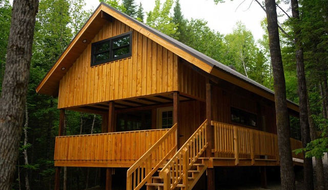 Secluded cabin with modern amenities - close to snowmobile and ATV trails