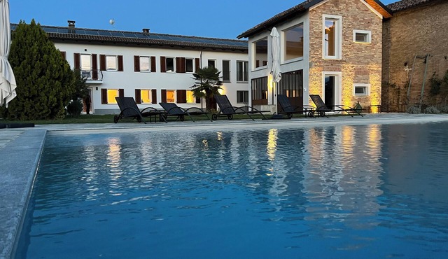 Spectacular views of UNESCO Castles, Langhe valley, French, Italian & Swiss alps