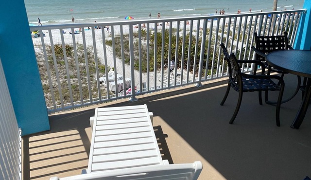 Sunset from your Balcony! BEACHFRONT, 2 Bed, 2 Bath, Heated Pool, UNIT 304