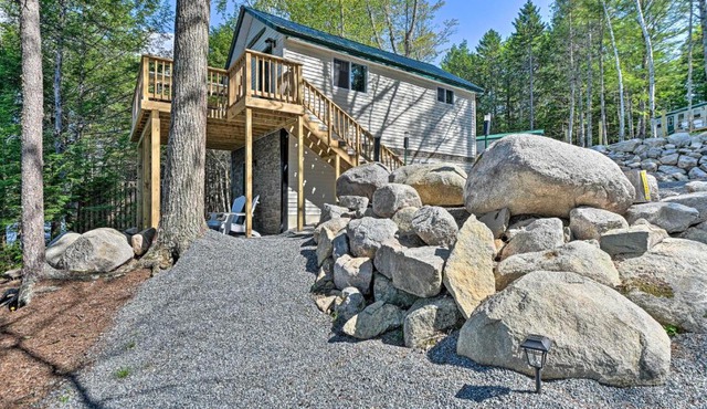 Sunset View Cabin with Lake-View Fire Pit!