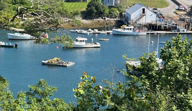 Waterfront Cottage on Working Fisherman's Harbor with Shared Dock and Float