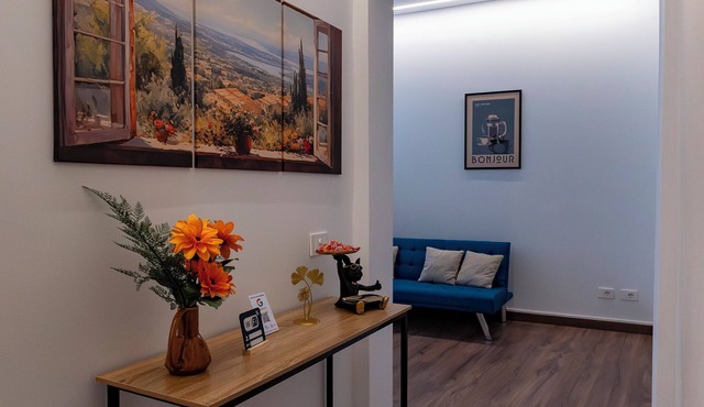 Your accommodation in downtown Livorno near the embarkation for Sardinia